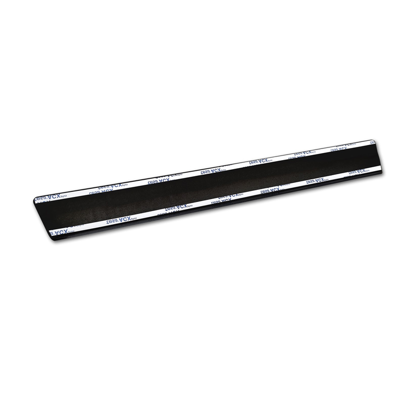 Aluminium Instaplijsten 'Riffled Plate'  Volkswagen Caddy V 2020- - 2-delig - Zwart
