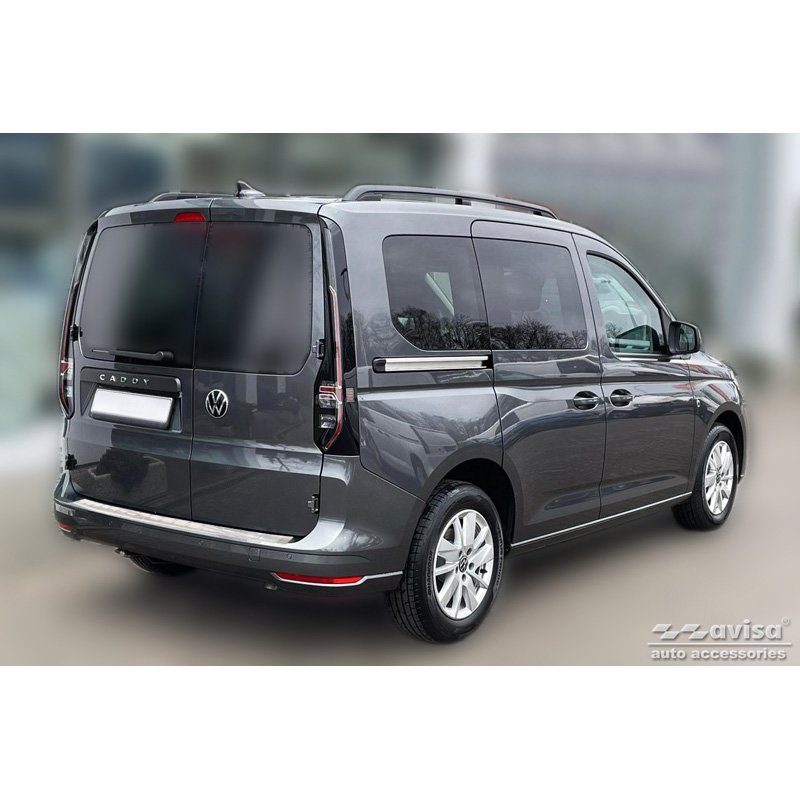 RVS Achterbumperprotector  Volkswagen Caddy V 2020- 'Ribs'
