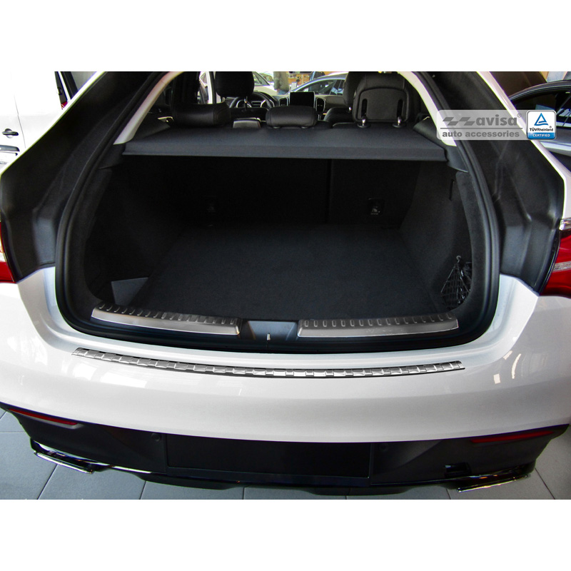 RVS Achterbumperprotector  Mercedes GLE Coupe 2015- 'Ribs'