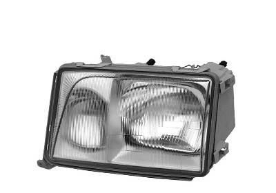 koplamp, H4+H3, pneum verstelb, rechts, 06/1993-Mercedes E klass