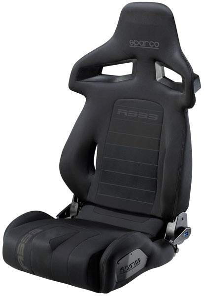 Sportstoel Sparco R333 zwart (verstelbaar)