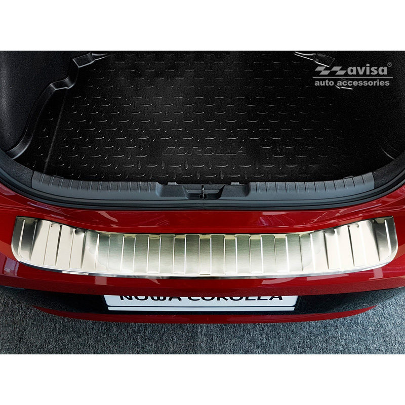 RVS Achterbumperprotector  Toyota Corolla XII HB 2019- (incl. GR-Sport) 'Ribs'