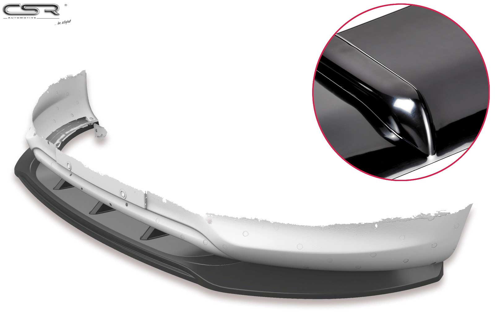 Voorspoiler Opel Adam Glans Zwart