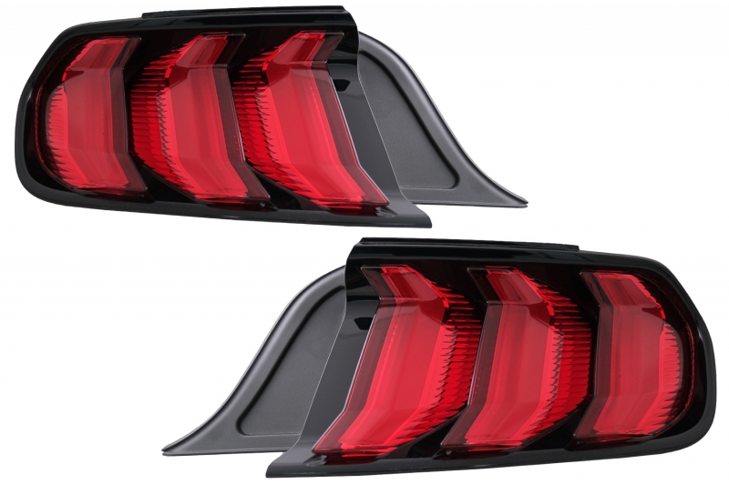 Achterlichten Ford Mustang VI S550 15-19 Dynamic Rood/Zwart
