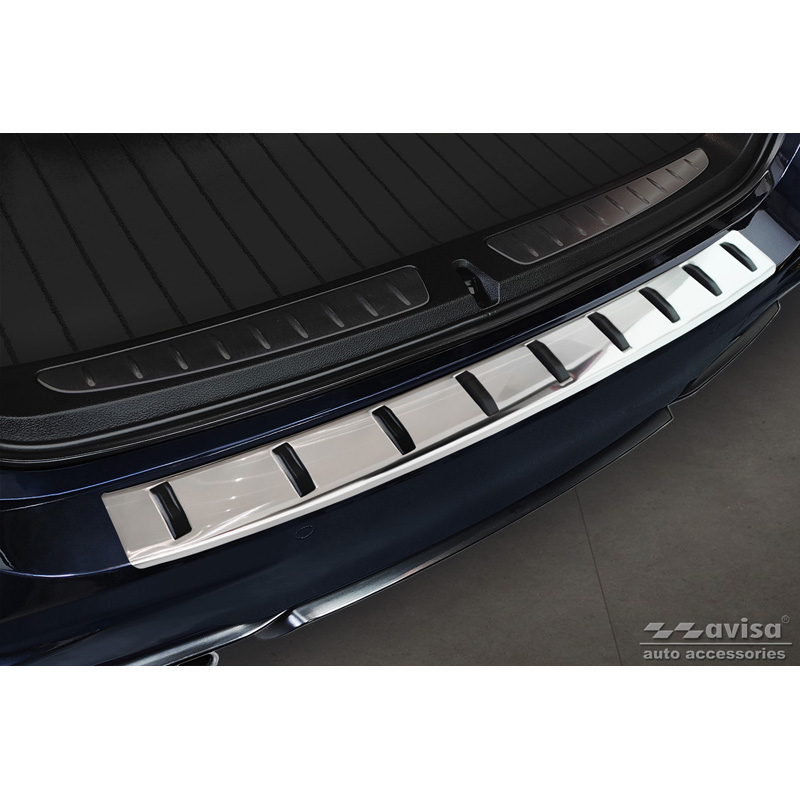 RVS Achterbumperprotector  BMW 3-Serie (F31) Touring (incl. M-Pakket) 2012-2015 & Facelift 2015-2019 'STRONG EDITION'