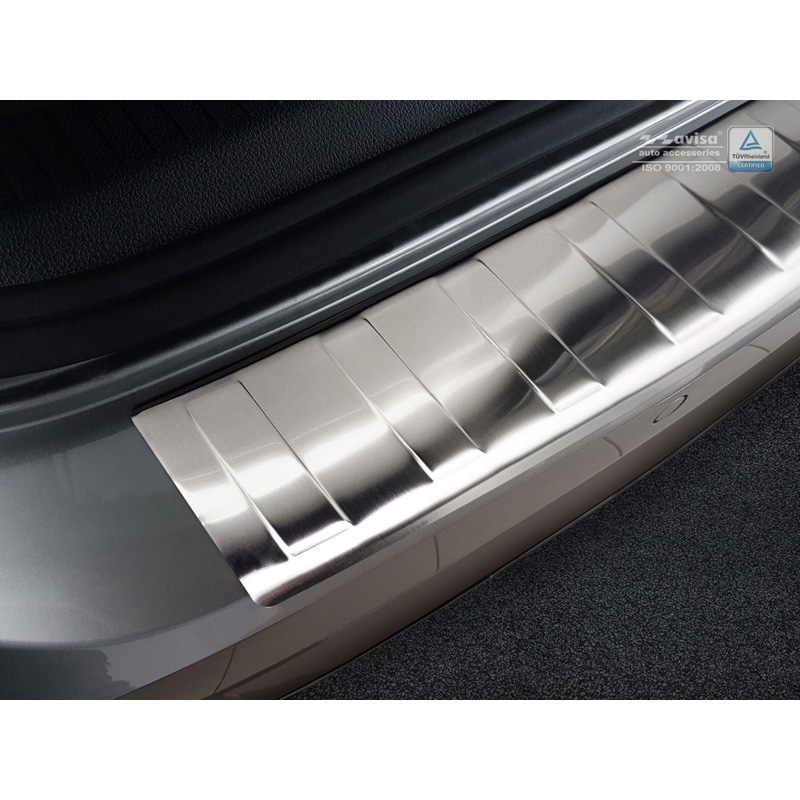 RVS Achterbumperprotector  Volkswagen Golf VII Variant Facelift incl. R-Line & Alltrack 2017-2020 'Ribs'