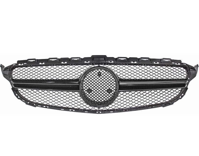Grill Mercedes W205 AMG look Zwart