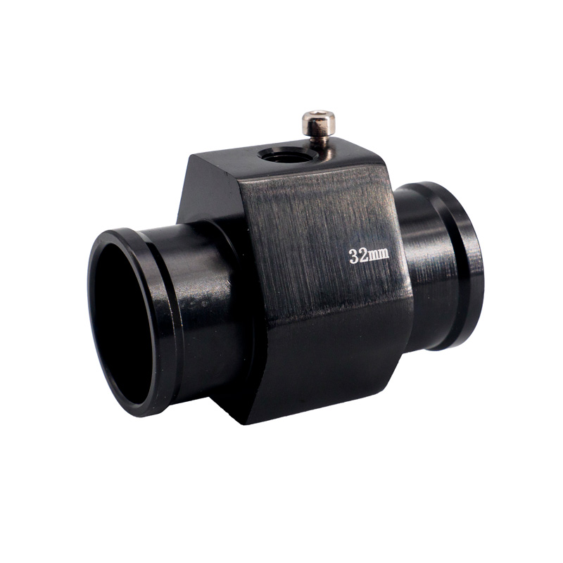 Simoni Racing Watertemperatuursensor Fitting - Zwart geanodiseerd aluminium - Ø32mm