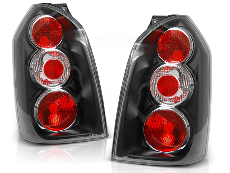 Set Achterlichten  Hyundai Tucson 2004-2010 - Zwart