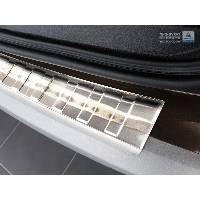 RVS Achterbumperprotector  Dacia Duster II 2018-2021 & FL 2021-2024 'Ribs'