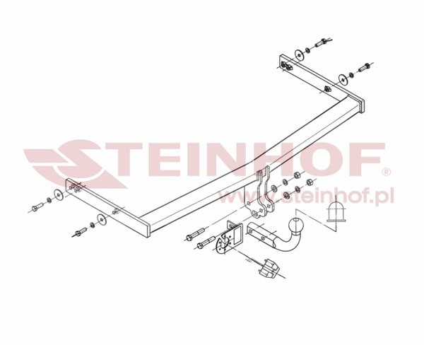 Trekhaak Seat Leon 5D (excl. FR versie) 09/2005-2012