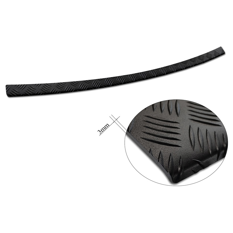 Matzwart Aluminium Achterbumperprotector  Toyota Corolla Cross 2022- 'Riffled Plate'