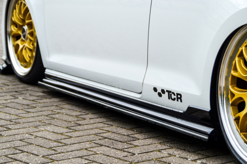 Zijskirts Volkswagen Golf 7 GTI TCR Glans Zwart