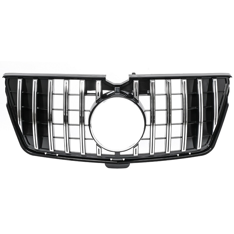 Grill Mercedes GL X164 W164 06-12 Grand Edition Glans Zwart-Chroom