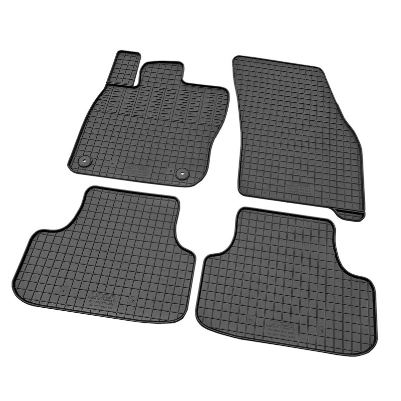 CIKCAR Rubber matten  Volkswagen T-Roc II eTSi 2025- (4-delig + montagesysteem)