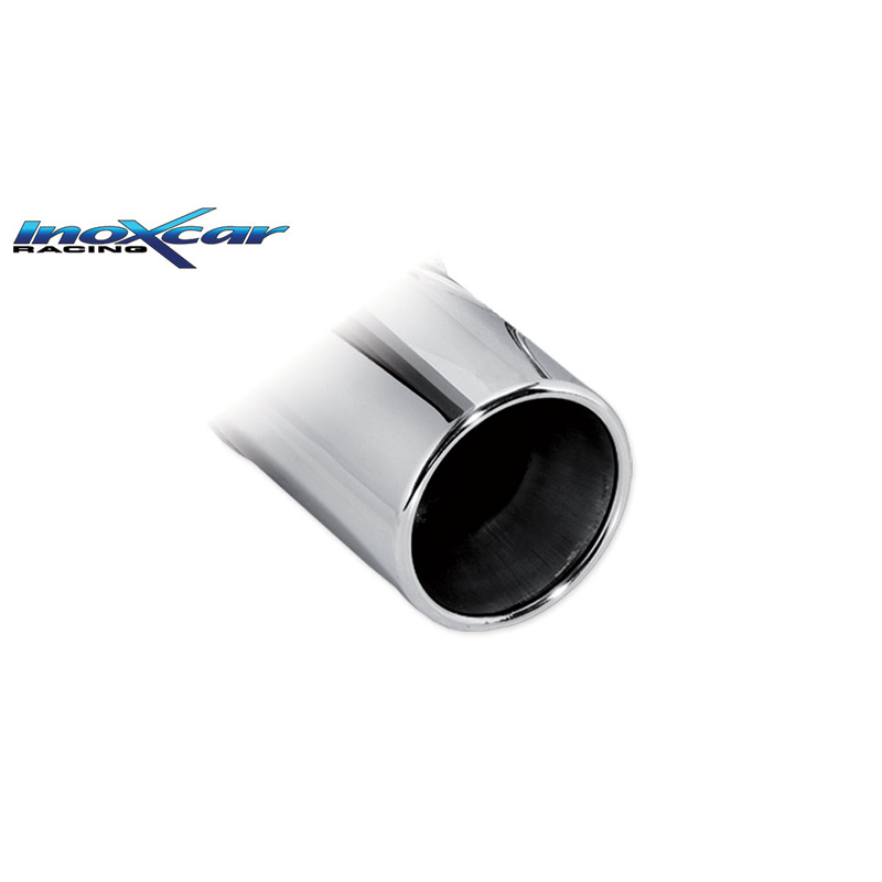 100% RVS Sportuitlaat  Mini One Cabrio 1.6 98pk 2013- 1x102mm