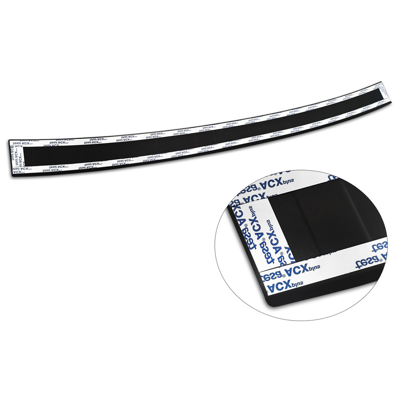 Matzwart RVS Achterbumperprotector  BMW X1 (F48) 2015-2022 'Ribs'