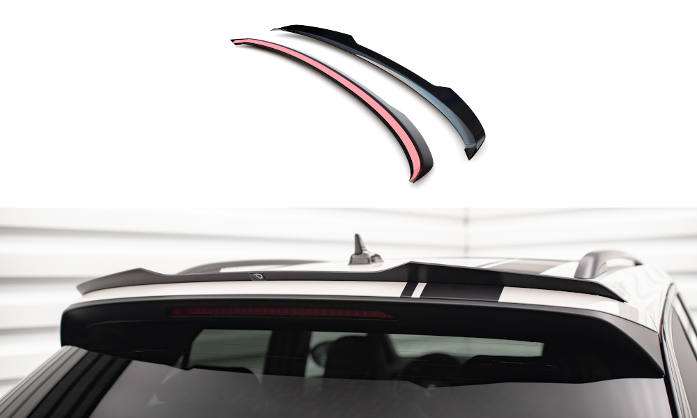 Spoiler passend voor Volkswagen T-Roc R FL Maxton Glans Zwart