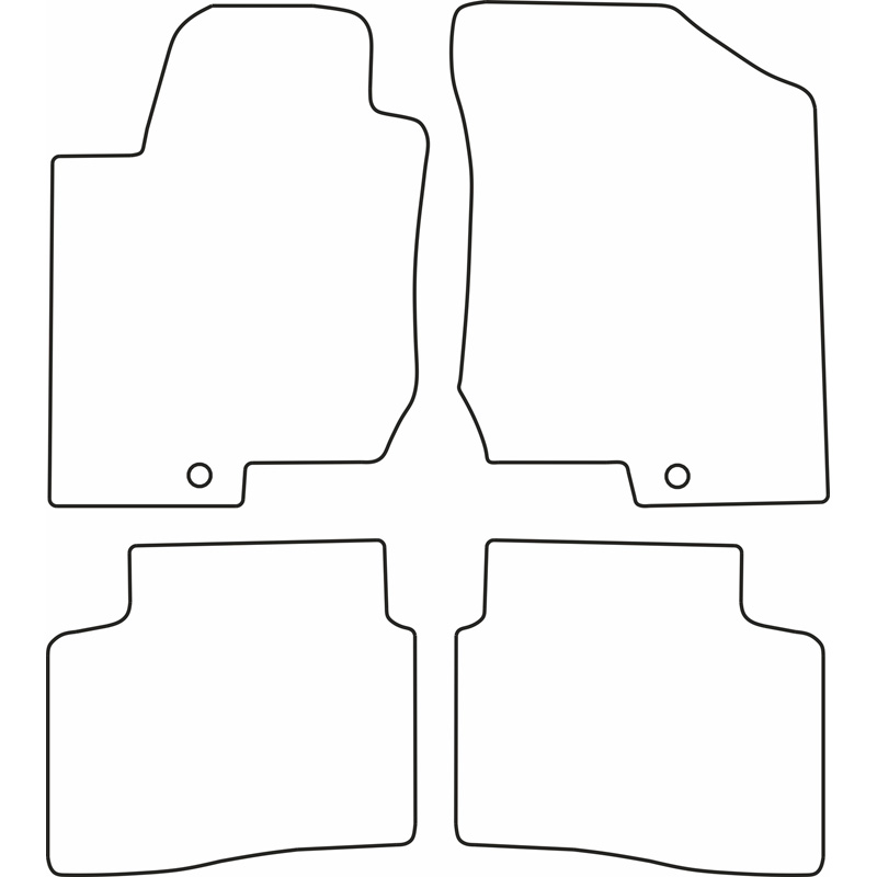 Automatten Velours  Kia Cee'd 2007-2010