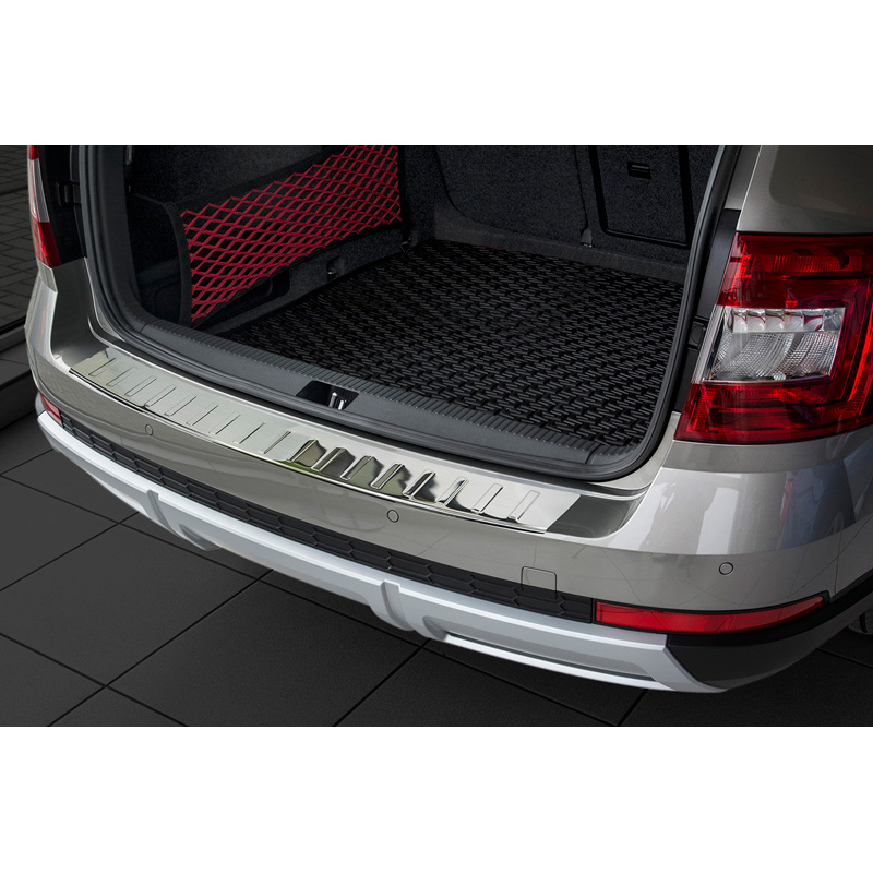 RVS Achterbumperprotector  Skoda Octavia III Scout 2014-2020 'Ribs'