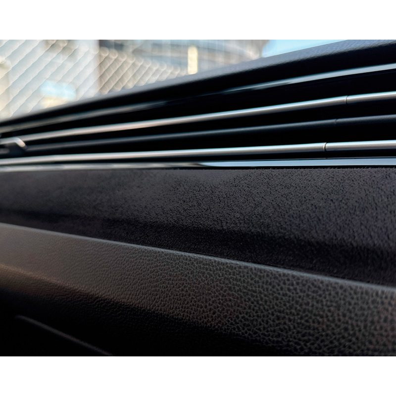 Foliatec Cockpit Designfolie Panther Wrap (Alcantara-Look) - Zwart - 15x140cm