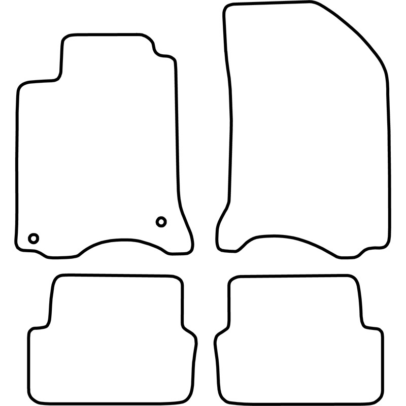 Automatten Velours  Renault Laguna 2001-2008