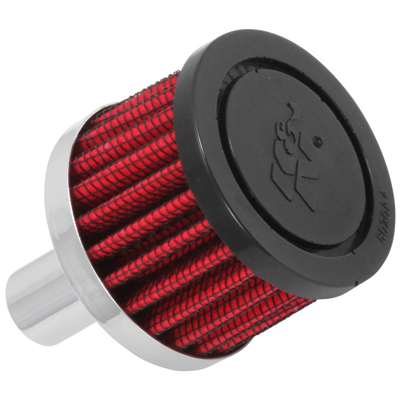 Carterontluchtingsfilter - stalen onderplaat - 16mm aansluiting (62-1020)