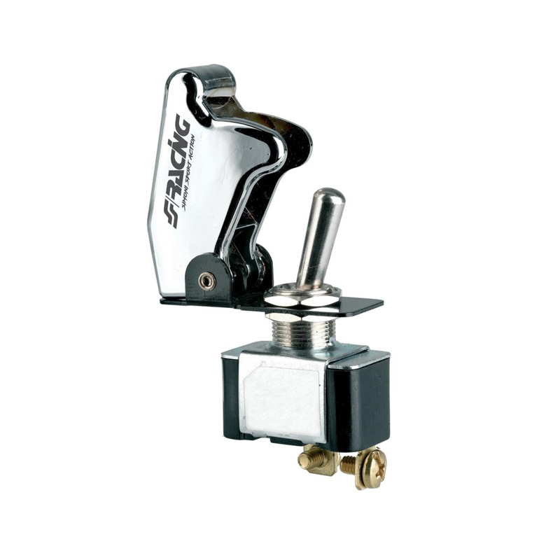 Simoni Racing Baby Go Schakelaar - Chroom - 12V/20Amp
