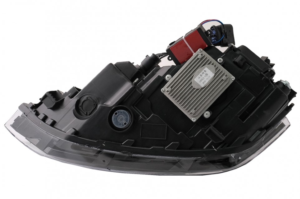 Koplampen VW Polo VI 2G 17-20 LED Dynamic Zwart/Rood