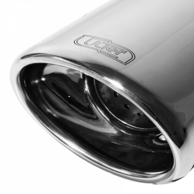 Einddemper duplex Honda Civic 1992-1996 RVS eindstuk 120x80mm Ov