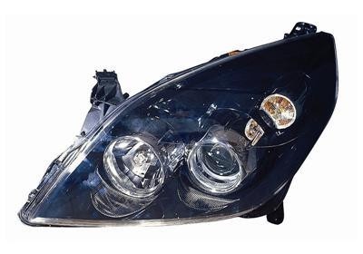 koplamp, H7+H1, zwart, elektr verstelb, rechts Opel Signum, 2005