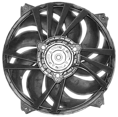 Radiator FAN PEUGEOT 406 99-04 385 mm 2.0 TD/2.2 TD +AC