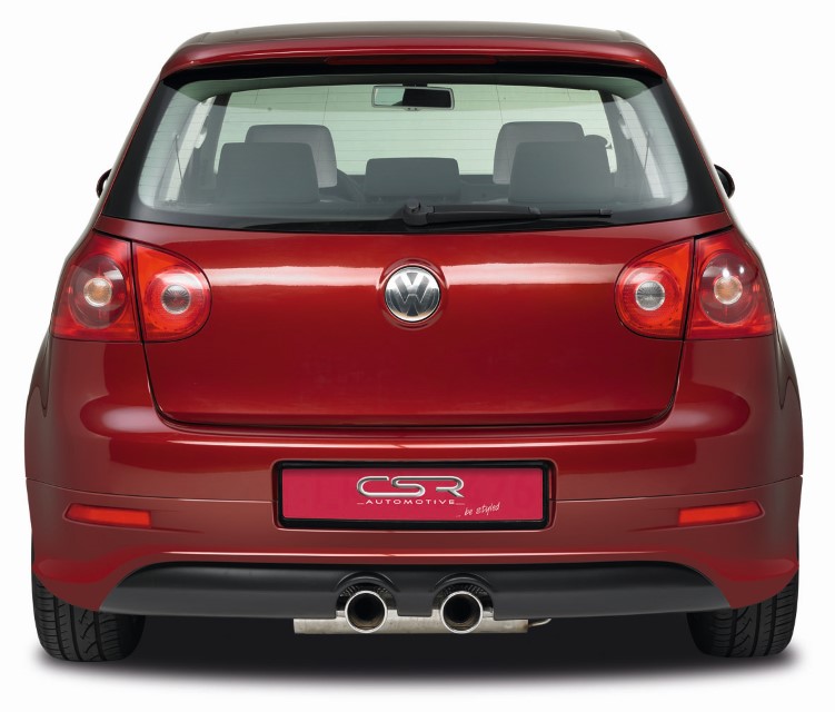 Achterbumper Diffusor VW Golf V Mat Zwart