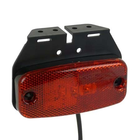 Zijlamp rood Led 9-32V