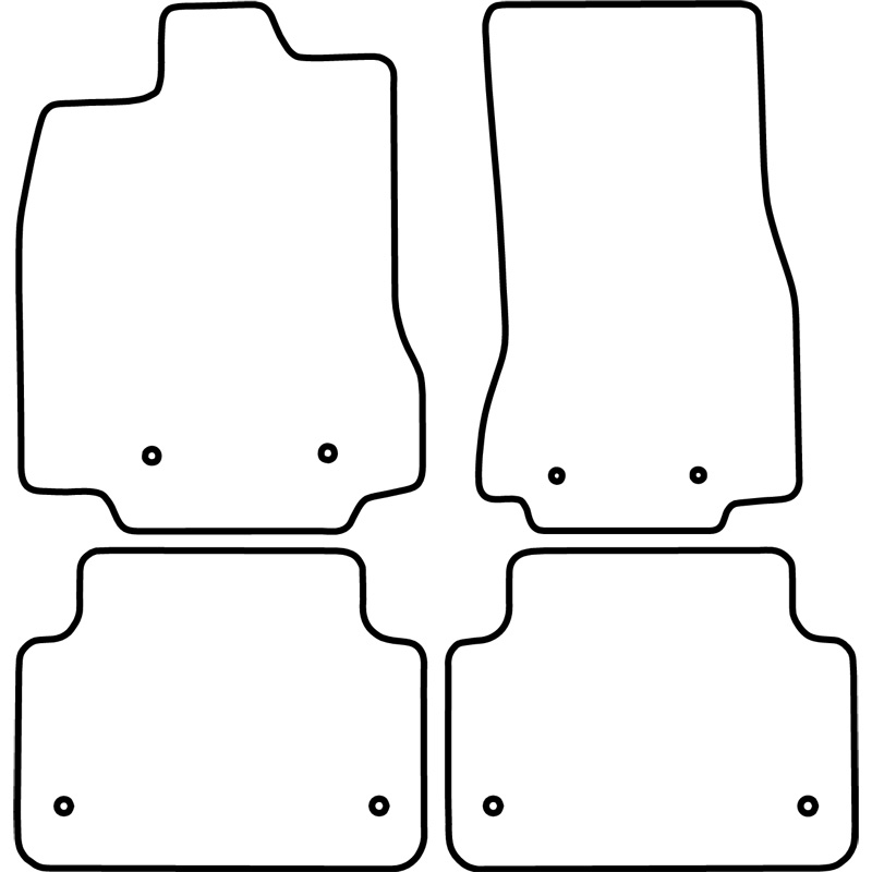 Automatten Velours  Jaguar XF Sedan/Sportbrake 2008-2015