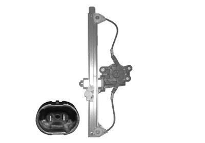 raammechanisme, 4/5 drs, incl motor, achterportier, rechts Renau