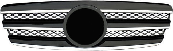 Grill Mercedes W211 02-06 chrome/black