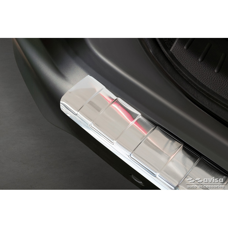 RVS Achterbumperprotector  Honda Jazz Crosstar Hybrid 2020- 'Ribs'