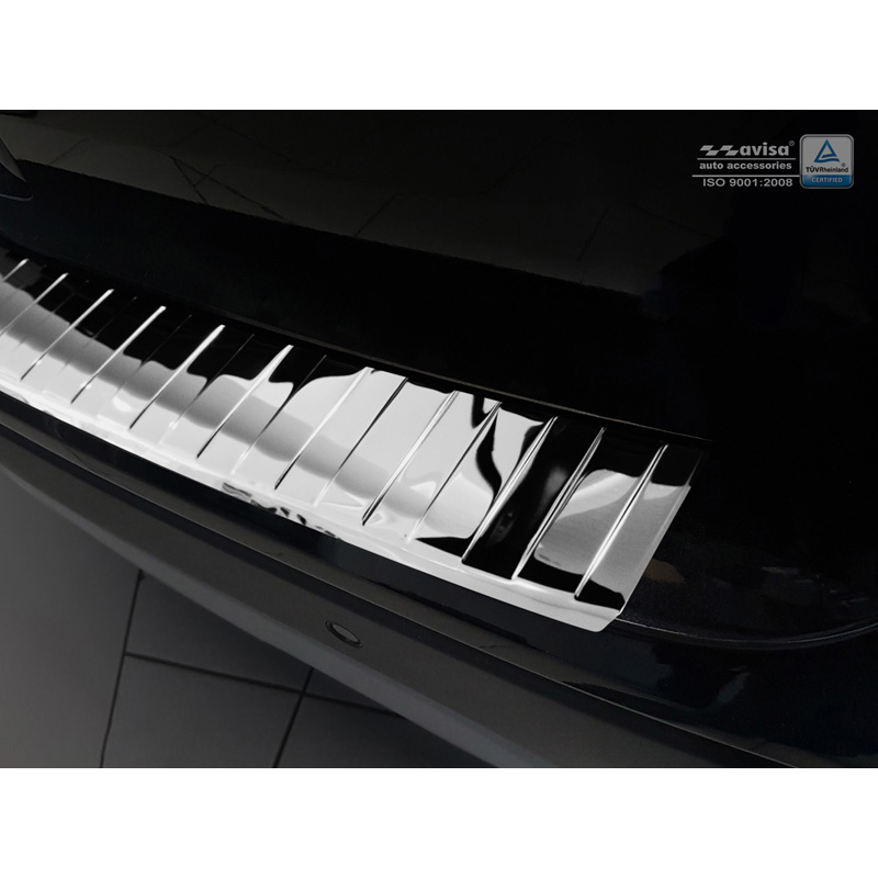 Chroom RVS Achterbumperprotector  Opel Mokka X 2016- 'Ribs'