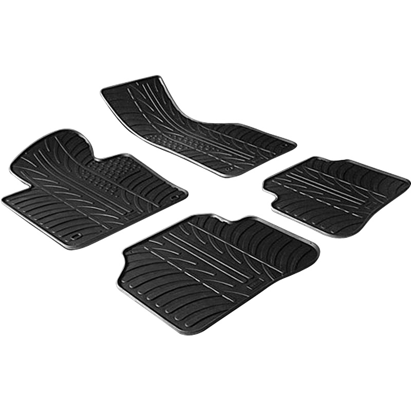 Rubbermatten  Volkswagen Passat 3C 2005-2010 (T profiel 4-delig + montageclips)