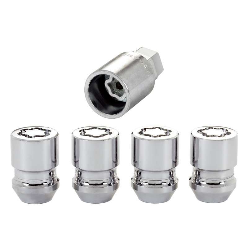 McGard Slotmoerenset M14x1.50 - Konisch - Lengte 41.6mm (21/22mm kop)