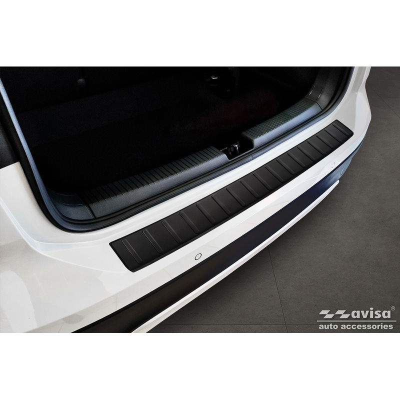 Matzwart RVS Achterbumperprotector  Volkswagen T-Cross 2019-2024 & FL 2024- 'Ribs'