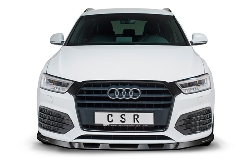 Voorspoiler Audi Q3 (8U) Glans Zwart