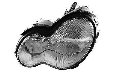koplamp, Hella, H7+H7, pneum verstelb, links,-02/2004 Mercedes C