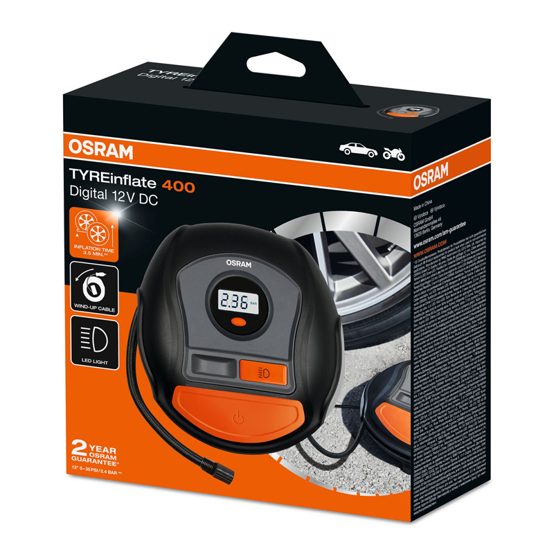 Osram Tyre Inflate 400 Bandenpomp