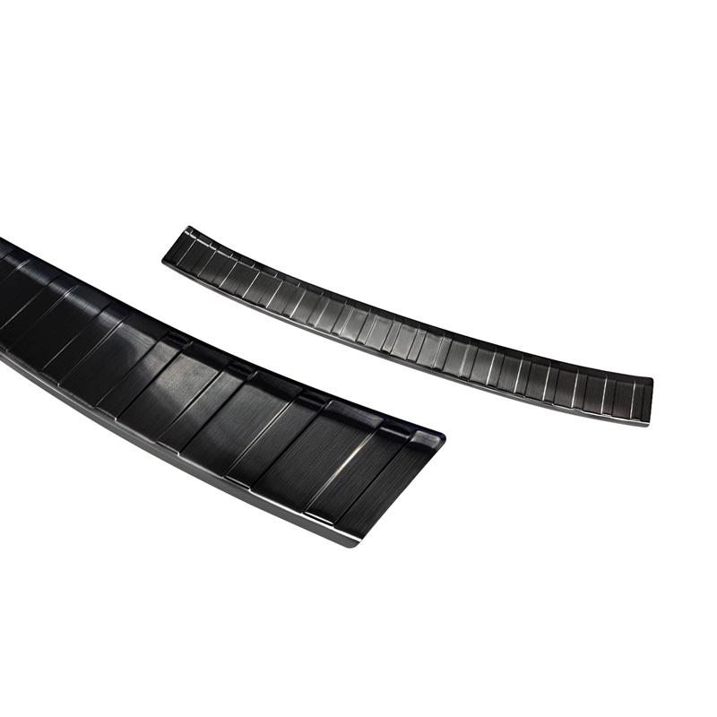 Zwart RVS Achterbumperprotector  BMW X6 (E71) 2009-2014