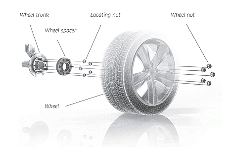 Pro Spacers Suzuki SX4 06.06-.. 5x114,3 21mm Eibach