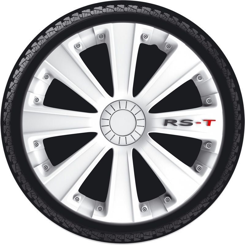 4-Delige Wieldoppenset RS-T 13-inch wit