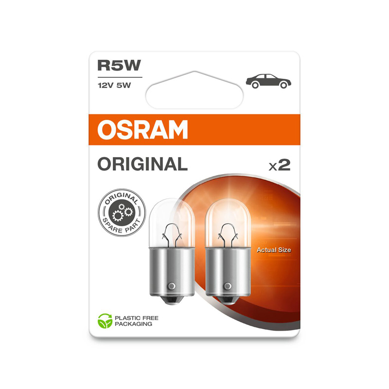 Osram Original Halogeen lampen - BA15S R5W - 12V/5W - set à 2 stuks