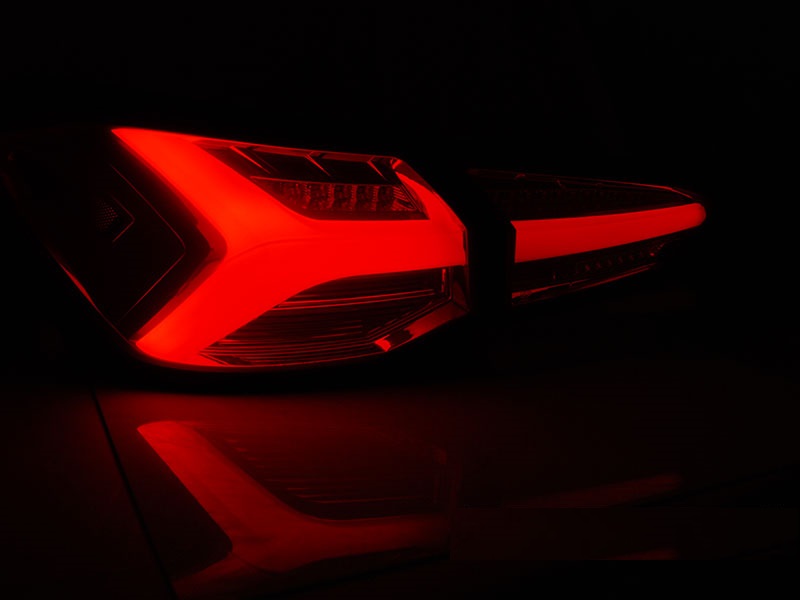Achterlichten Ford Fiesta 18-21 Hatchback Dynamic LED Rood/Smoke